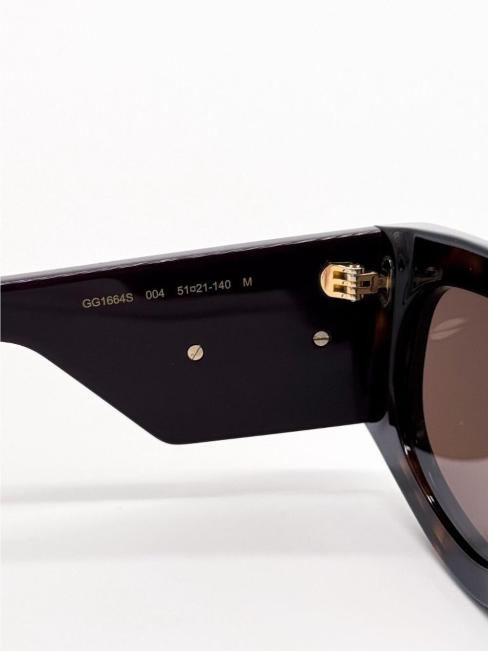 NEW GUCCI SUNGLASSES GG1664S 004 HAVANA RED WOMEN GUCCI EYEWEAR - Picture 10 of 12